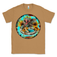 Toasted Coconut rattlesnake and sunflower Classic Tee - BarkalooDesign