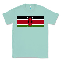 Seafoam kenya flag Classic Tee - artisFamous