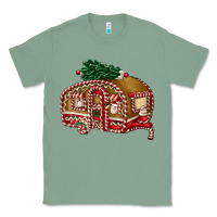 Sage caravan gingerbread Classic Tee - FaDigitalArtStudio