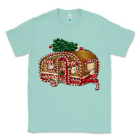 Seafoam caravan gingerbread Classic Tee - FaDigitalArtStudio