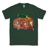 Sports Green caravan gingerbread Classic Tee - FaDigitalArtStudio