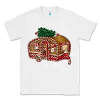 White caravan gingerbread Classic Tee - FaDigitalArtStudio