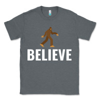 Believe Bigfoot White Classic Tee | Teevron