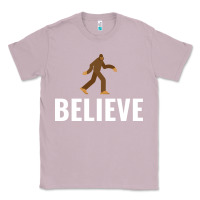 Lilac believe bigfoot white Classic Tee - artisFamous