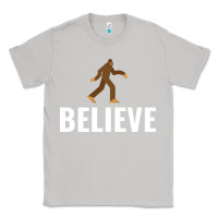 Moon Dust believe bigfoot white Classic Tee - artisFamous