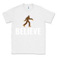 White believe bigfoot white Classic Tee - artisFamous