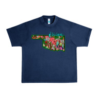 Navy oklahoma Urban Heavy Tee - SublimationCraftShop
