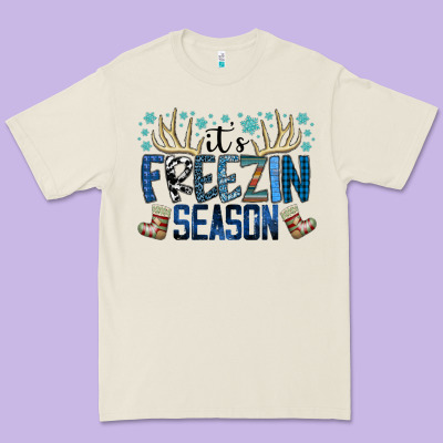 Freezin Season Premium Tee Designed By Sublimationcraftshop