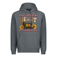 Rock i sew a piece of my heart into every quilt i make Premium Hoodie - AdoDesignShop