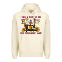 Sandshell i sew a piece of my heart into every quilt i make Premium Hoodie - AdoDesignShop