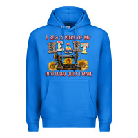 True Royal i sew a piece of my heart into every quilt i make Premium Hoodie - AdoDesignShop