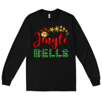 Black christmas jingle bells Long Sleeve Tee - BarkalooDesign