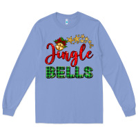 Colony Blue christmas jingle bells Long Sleeve Tee - BarkalooDesign