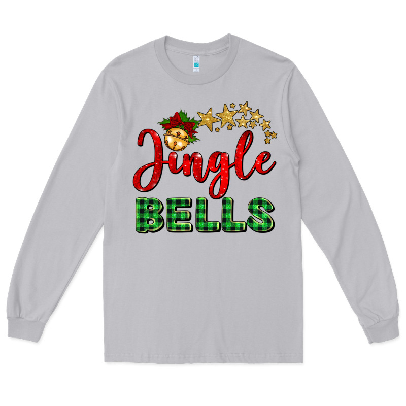 Christmas Jingle Bells Long Sleeve Tee by BarkalooDesign | Teevron