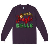 Plum christmas jingle bells Long Sleeve Tee - BarkalooDesign