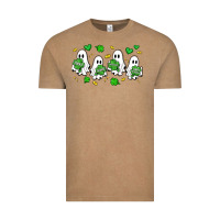 Vintage Coffee clover ghostie st.patrick's day Vintage Tee - Artiststas