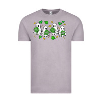 Vintage Zinc clover ghostie st.patrick's day Vintage Tee - Artiststas