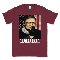 Burgundy Notorious R.B.G. Funny Progressive, Liberal Ruth Bader Ginsburg Classic Tee - artisFamous