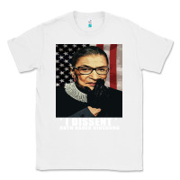White Notorious R.B.G. Funny Progressive, Liberal Ruth Bader Ginsburg Classic Tee - artisFamous