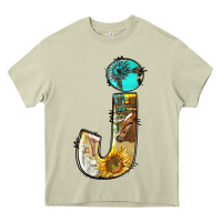 Mossy farm life alphabet lowercase letters j Heavy Core Tee - BundleAndBundleShop