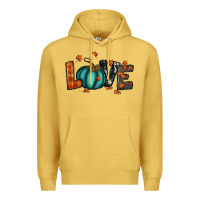 Antique Gold fall love Premium Hoodie - RanaPortraitStore