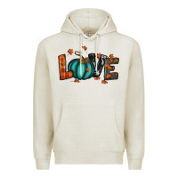 Oatmeal Heather fall love Premium Hoodie - RanaPortraitStore