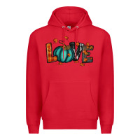 Red fall love Premium Hoodie - RanaPortraitStore