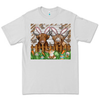Dove Grey easter cow Premium Tee - CowhideDigitalArt