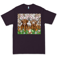 Plum easter cow Premium Tee - CowhideDigitalArt