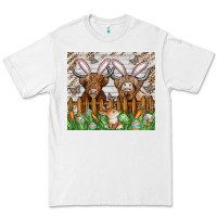 White easter cow Premium Tee - CowhideDigitalArt