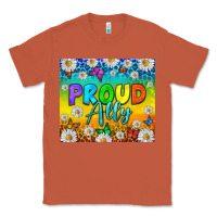 Copper LGBTQ+ Proud Ally With Daisy Tumbler Classic Tee - BundleAndBundleShop