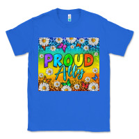 True Royal LGBTQ+ Proud Ally With Daisy Tumbler Classic Tee - BundleAndBundleShop