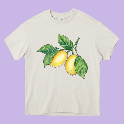Lemons Heavy Core Tee Designed By Bundleandbundleshop