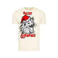 Vintage Arctic Merry Christmas Cat Vintage Tee - SublimationCraftShop