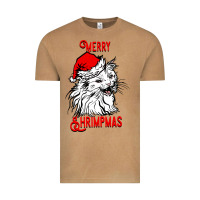 Vintage Camel Merry Christmas Cat Vintage Tee - SublimationCraftShop