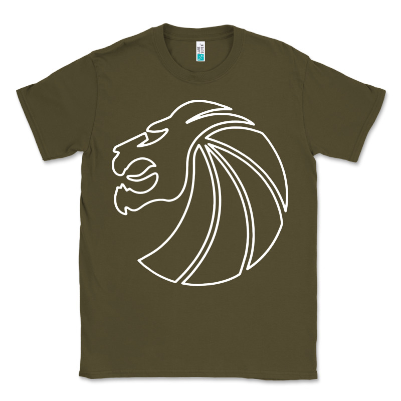 Outline Seven Lions Classic Tee by artisFamous | Teevron