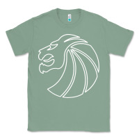 Sage outline seven lions Classic Tee - artisFamous