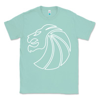 Seafoam outline seven lions Classic Tee - artisFamous