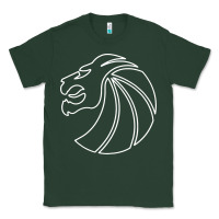 Sports Green outline seven lions Classic Tee - artisFamous