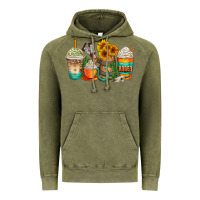 Rodeo Coffee Cups Vintage Hoodie | Teevron