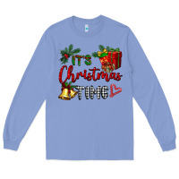 Colony Blue it's Christmas time Long Sleeve Tee - BarkalooDesign