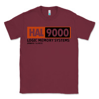 Burgundy hal 9000 logic memory systems urbana illinois Classic Tee - artisFamous