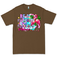 Cacao bea flamingo in a flock of pigeons Premium Tee - CowhideDigitalArt