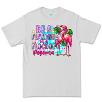 Dove Grey bea flamingo in a flock of pigeons Premium Tee - CowhideDigitalArt