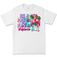 White bea flamingo in a flock of pigeons Premium Tee - CowhideDigitalArt