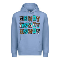 Colony Blue howdy howdy howdy Premium Hoodie - AdoDesignShop
