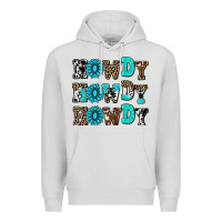 Dove Grey howdy howdy howdy Premium Hoodie - AdoDesignShop