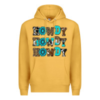 Mustard howdy howdy howdy Premium Hoodie - AdoDesignShop
