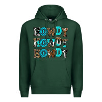Sports Green howdy howdy howdy Premium Hoodie - AdoDesignShop