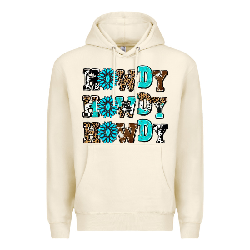Howdy Howdy Howdy Premium Hoodie by AdoDesignShop | Teevron